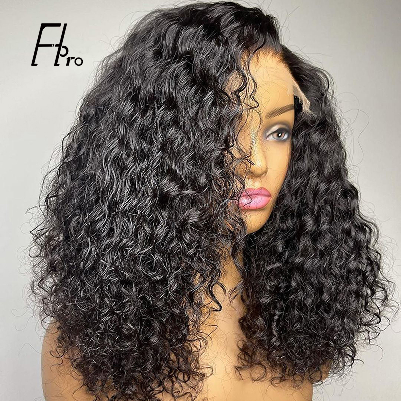 HD Lace Wig 4x4 Closure Wig Water Wave Skin Melt Virgin Hair Wig